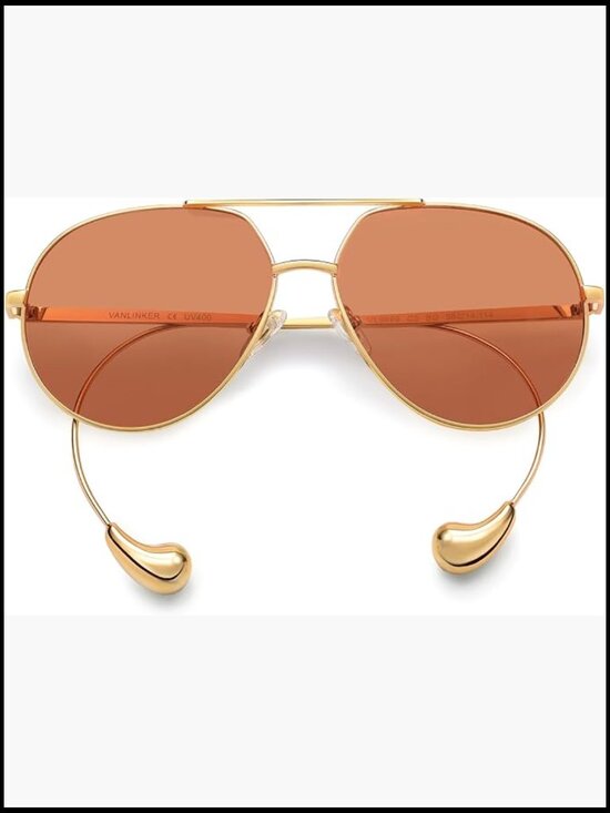 Polarized Aviator Sunglasses, Oversized Metal Frame, UV400 Protection main image 6